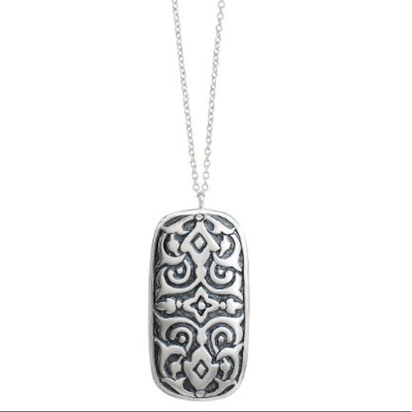 Silpada sterling silver Basilica Pendant necklace - Picture 3 of 3